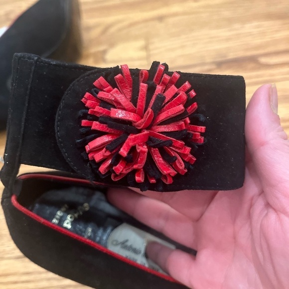 Antonio da Pescara Womens Stiletto Flamingo Shoes Size 8 Leather - Picture 9 of 9